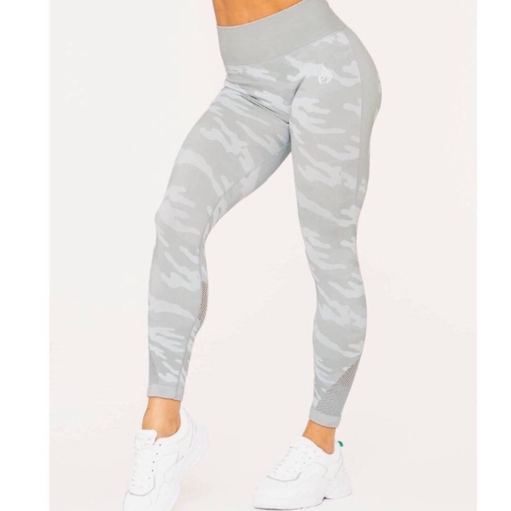 Ryderwear grey camo seamless leggings
